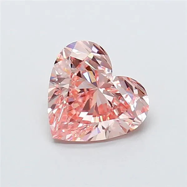 2.03ct Heart Lab Grown Diamond (Colour Fancy Vivid Pink, Clarity VS1, IGI Certified)