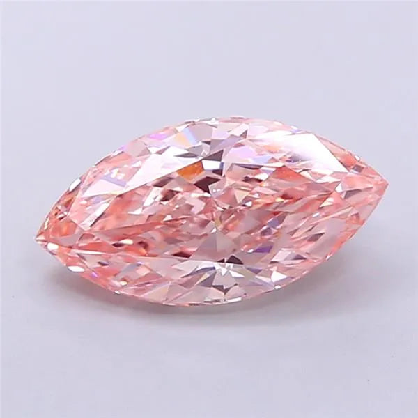 2.03ct Marquise Lab Grown Diamond (Colour Fancy Vivid Pink, Clarity VVS2, IGI Certified)