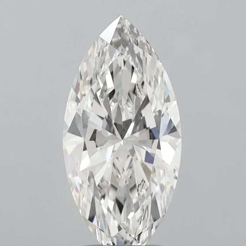 2.03ct Marquise Lab Grown Diamond (Colour G, Clarity VVS2, IGI Certified)