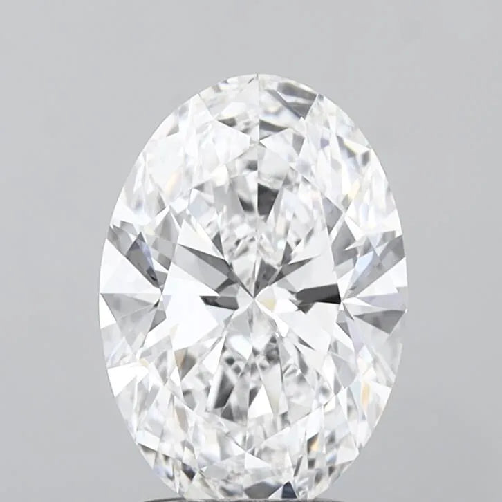 2.03ct Oval Lab Grown Diamond (Colour D, Clarity FL, IGI Certified)