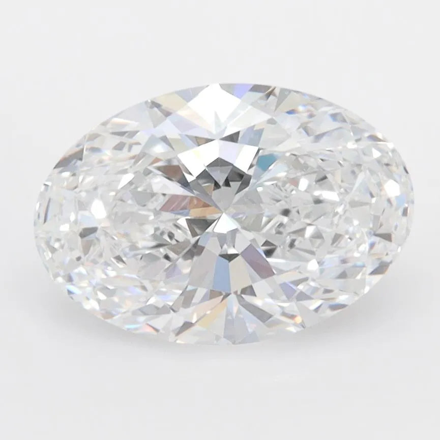 2.03ct Oval Lab Grown Diamond (Colour D, Clarity VVS1, GIA Certified)