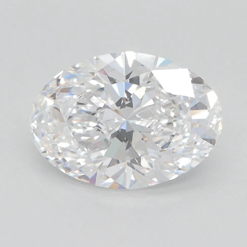 2.03ct Oval Lab Grown Diamond (Colour D, Clarity VVS2, GIA Certified)