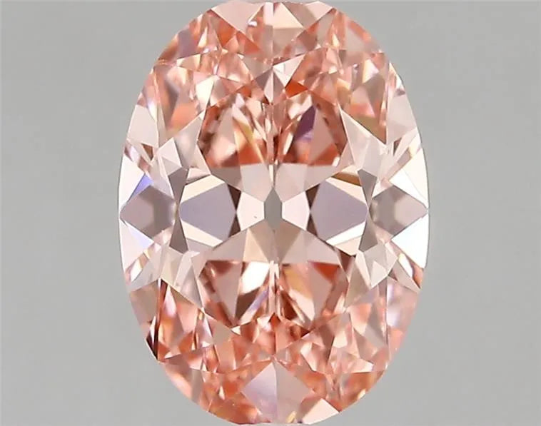 2.03ct Oval Lab Grown Diamond (Colour Fancy Vivid Pink, Clarity VS1, IGI Certified)