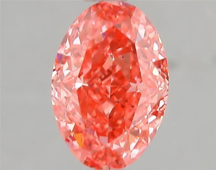 2.03ct Oval Lab Grown Diamond (Colour Fancy Vivid Pink, Clarity VS2, IGI Certified)