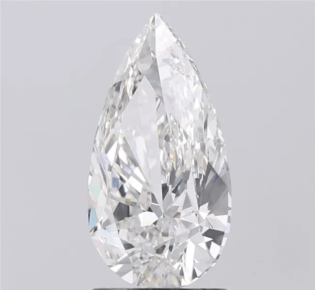 2.03ct Pear Lab Grown Diamond (Colour G, Clarity VVS2, IGI Certified)