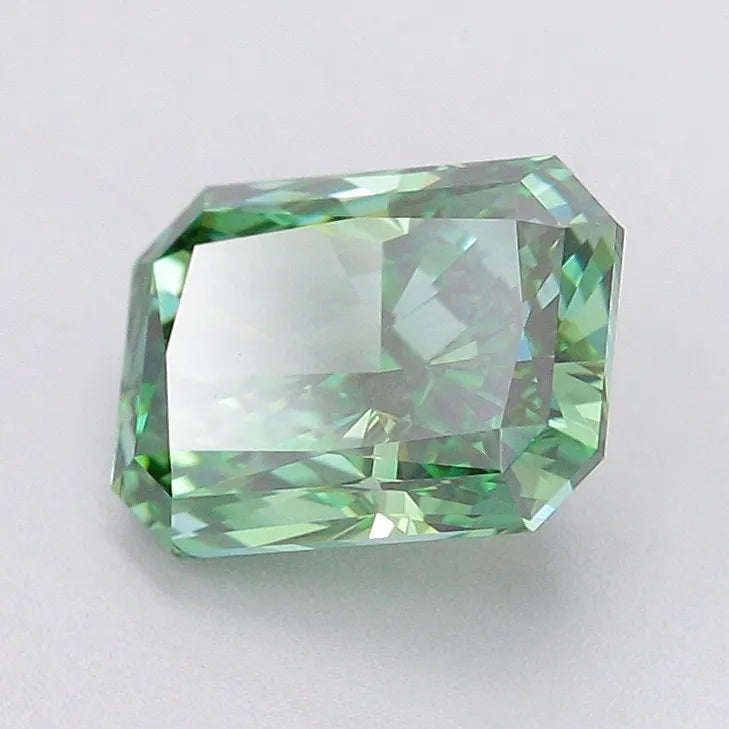 2.03ct Radiant Lab Grown Diamond (Colour Fancy Vivid Green, Clarity VVS2, IGI Certified)