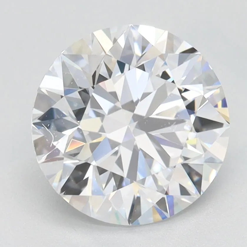 2.03ct Round Lab Grown Diamond (Colour D, Clarity IF, Cut ID, IGI Certified)