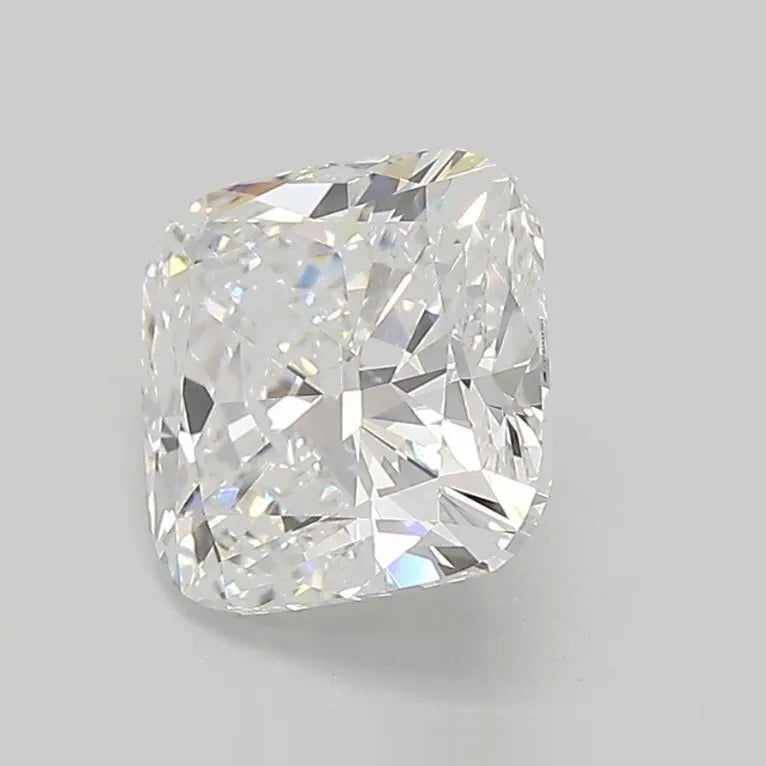 2.04ct Cushion modified Lab Grown Diamond (Colour D, Clarity VVS2, IGI Certified)