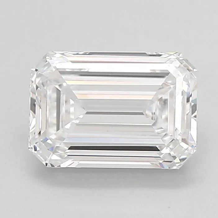 2.04ct Emerald Lab Grown Diamond (Colour D, Clarity VVS1, IGI Certified)