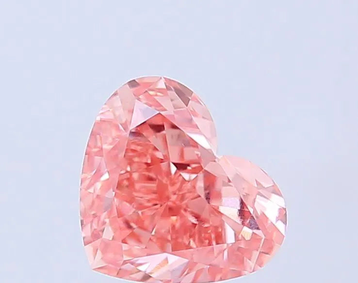 2.04ct Heart Lab Grown Diamond (Colour Fancy Vivid Pink, Clarity VVS2, IGI Certified)