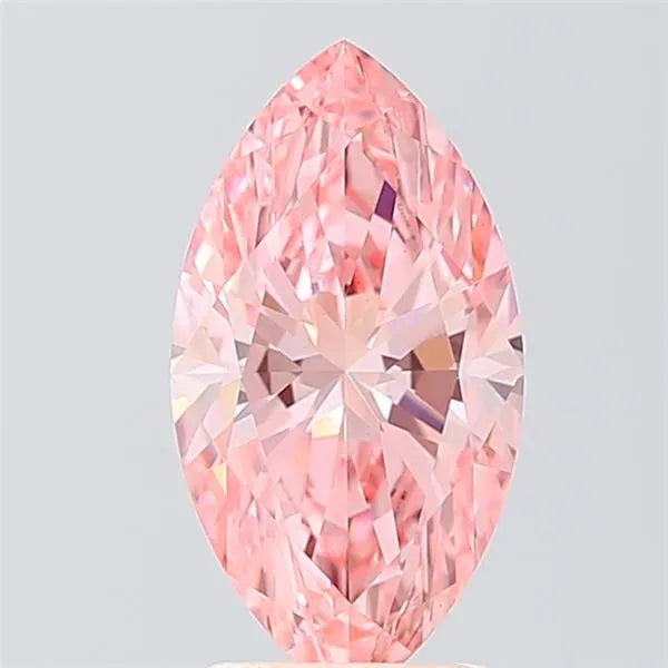 2.04ct Marquise Lab Grown Diamond (Colour Fancy Vivid Pink, Clarity VS1, IGI Certified)