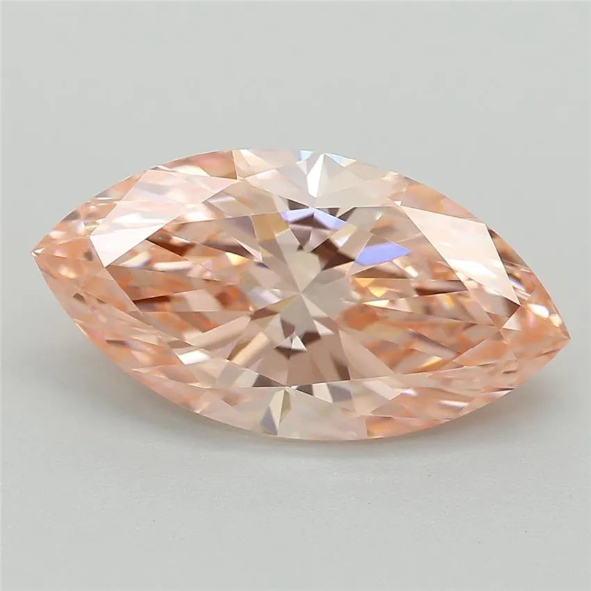2.04ct Marquise Lab Grown Diamond (Colour Fancy Vivid Pink, Clarity VVS2, IGI Certified)
