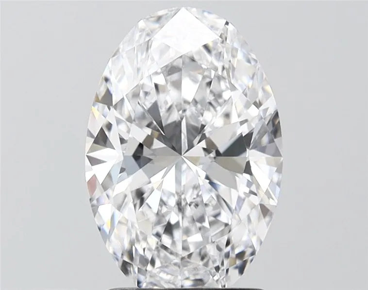 2.04ct Oval Lab Grown Diamond (Colour D, Clarity FL, IGI Certified)