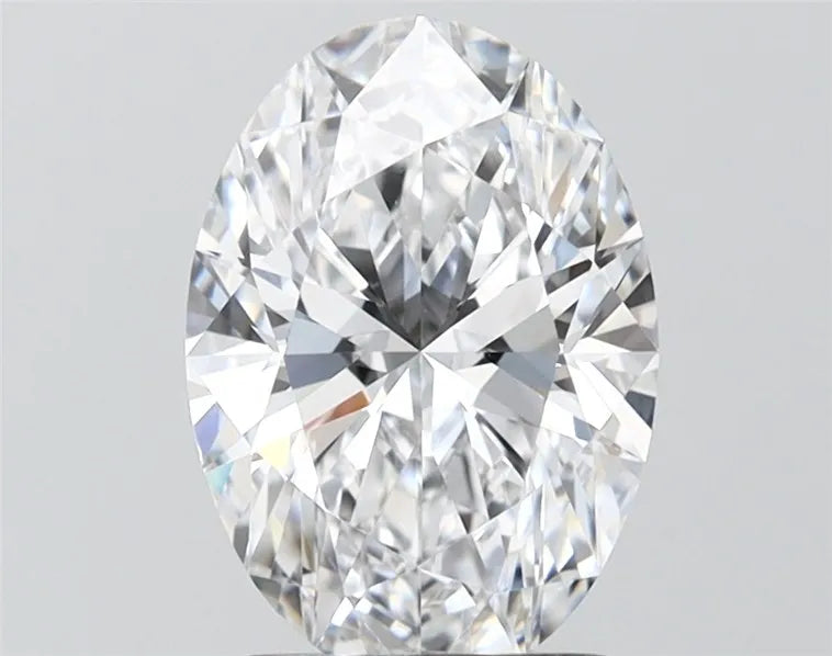 2.04ct Oval Lab Grown Diamond (Colour D, Clarity FL, IGI Certified)