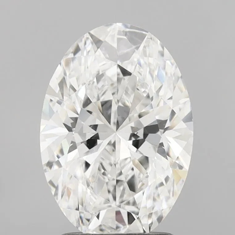 2.04ct Oval Lab Grown Diamond (Colour E, Clarity VVS2, IGI Certified)
