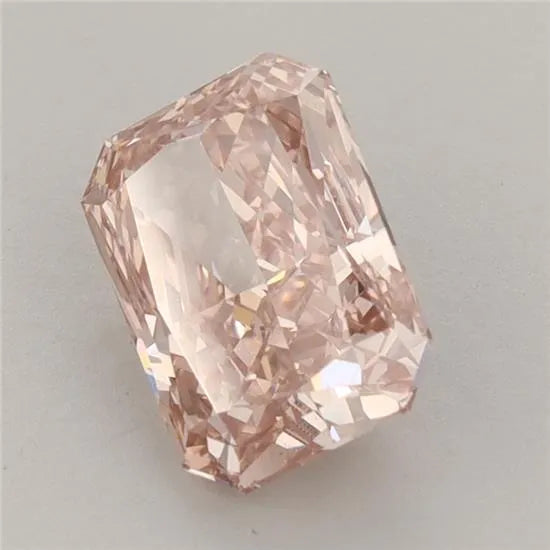 2.04ct Radiant Lab Grown Diamond (Colour Fancy Intense Brownish Pink, Clarity VS1, IGI Certified)