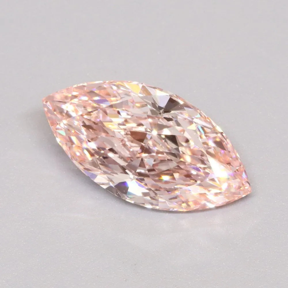 2.05ct Marquise Lab Grown Diamond (Colour Fancy Vivid Pink, Clarity VVS1, IGI Certified)