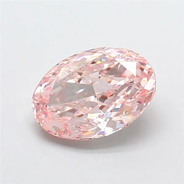 2.05ct Oval Lab Grown Diamond (Colour Fancy Intense Pink, Clarity VS2, IGI Certified)