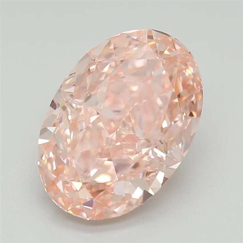 2.05ct Oval Lab Grown Diamond (Colour Fancy Vivid Pink, Clarity VVS2, IGI Certified)