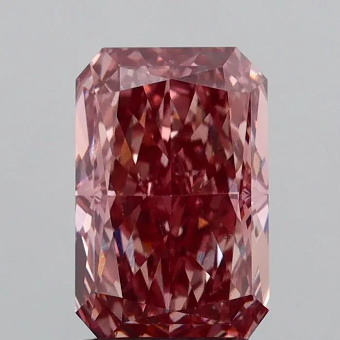 2.05ct Radiant Lab Grown Diamond (Colour Fancy Intense Brown Pink, Clarity VVS2, IGI Certified)