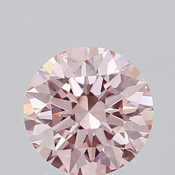 2.05ct Round Lab Grown Diamond (Colour Fancy Vivid Pink, Clarity SI1, Cut ID, IGI Certified)