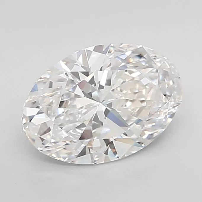 2.06ct Oval Lab Grown Diamond (Colour D, Clarity VVS2, IGI Certified)