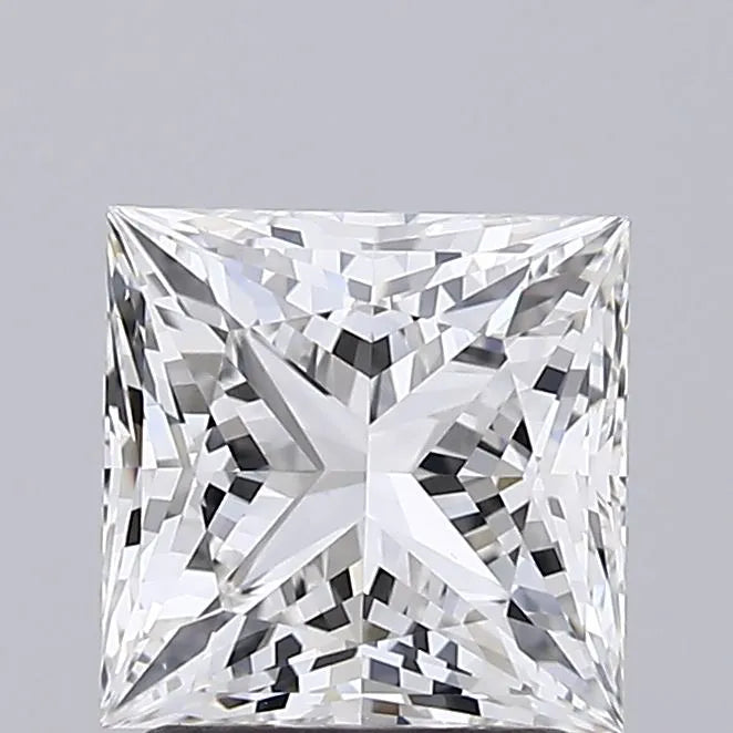 2.06ct Princess Lab Grown Diamond (Colour G, Clarity VVS2, IGI Certified)