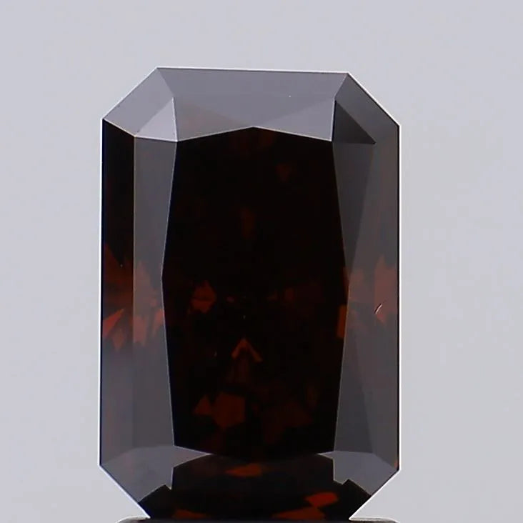 2.06ct Radiant Lab Grown Diamond (Colour Fancy Deep Orange, Clarity VS1, IGI Certified)