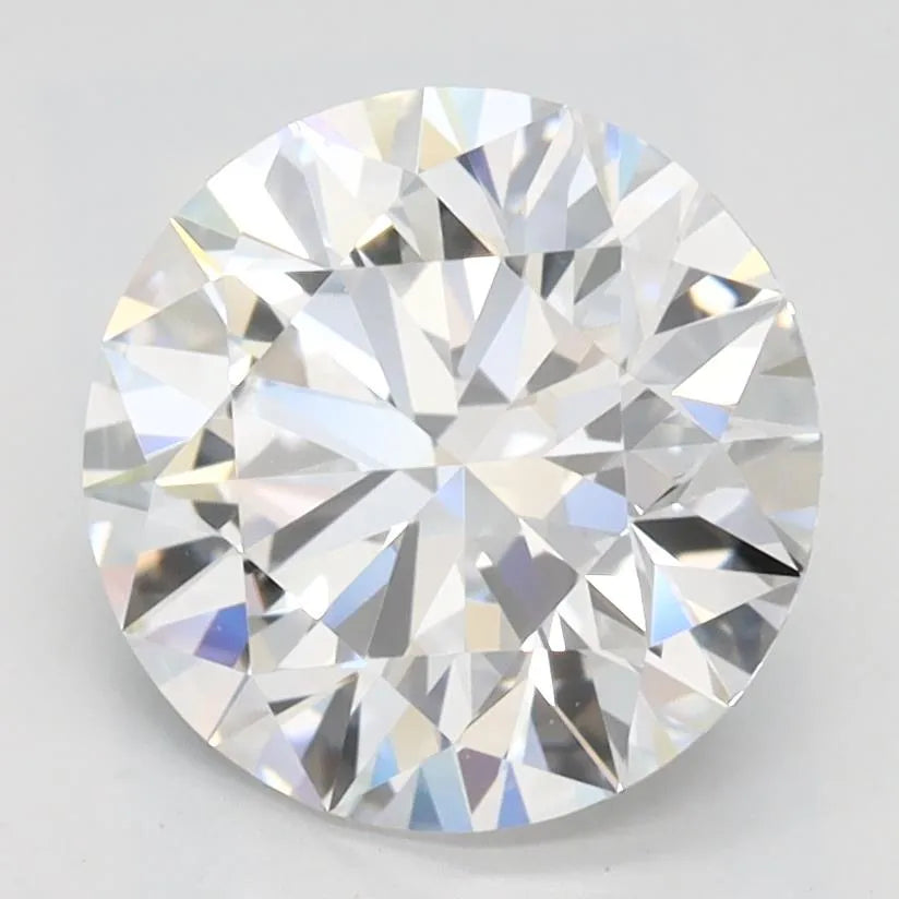 2.06ct Round Lab Grown Diamond (Colour D, Clarity VVS1, Cut ID, IGI Certified)