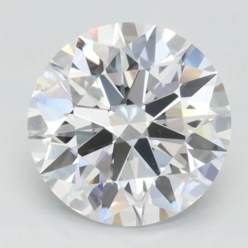 2.06ct Round Lab Grown Diamond (Colour D, Clarity VVS1, Cut ID, IGI Certified)