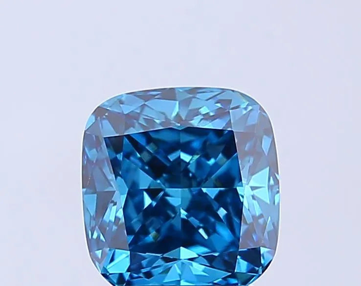 2.07ct Cushion modified Lab Grown Diamond (Colour Fancy Vivid Blue, Clarity VVS2, IGI Certified)