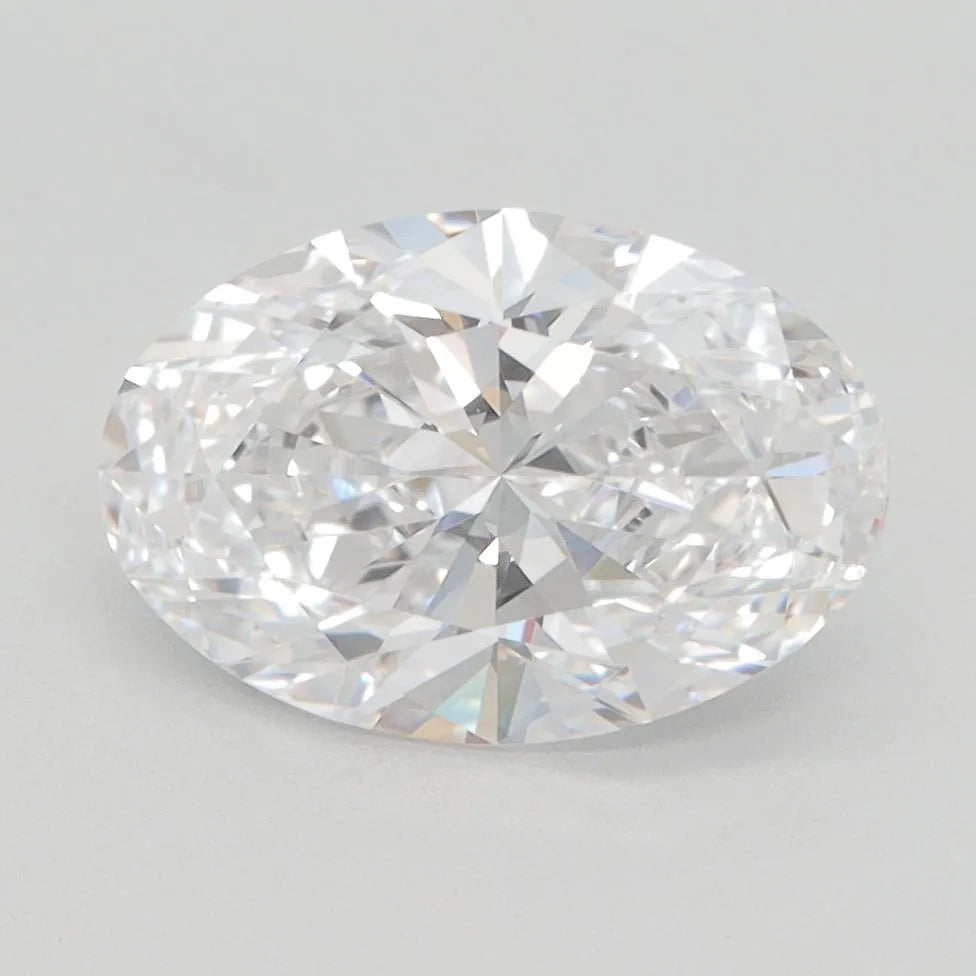 2.07ct Oval Lab Grown Diamond (Colour D, Clarity VVS1, GIA Certified)