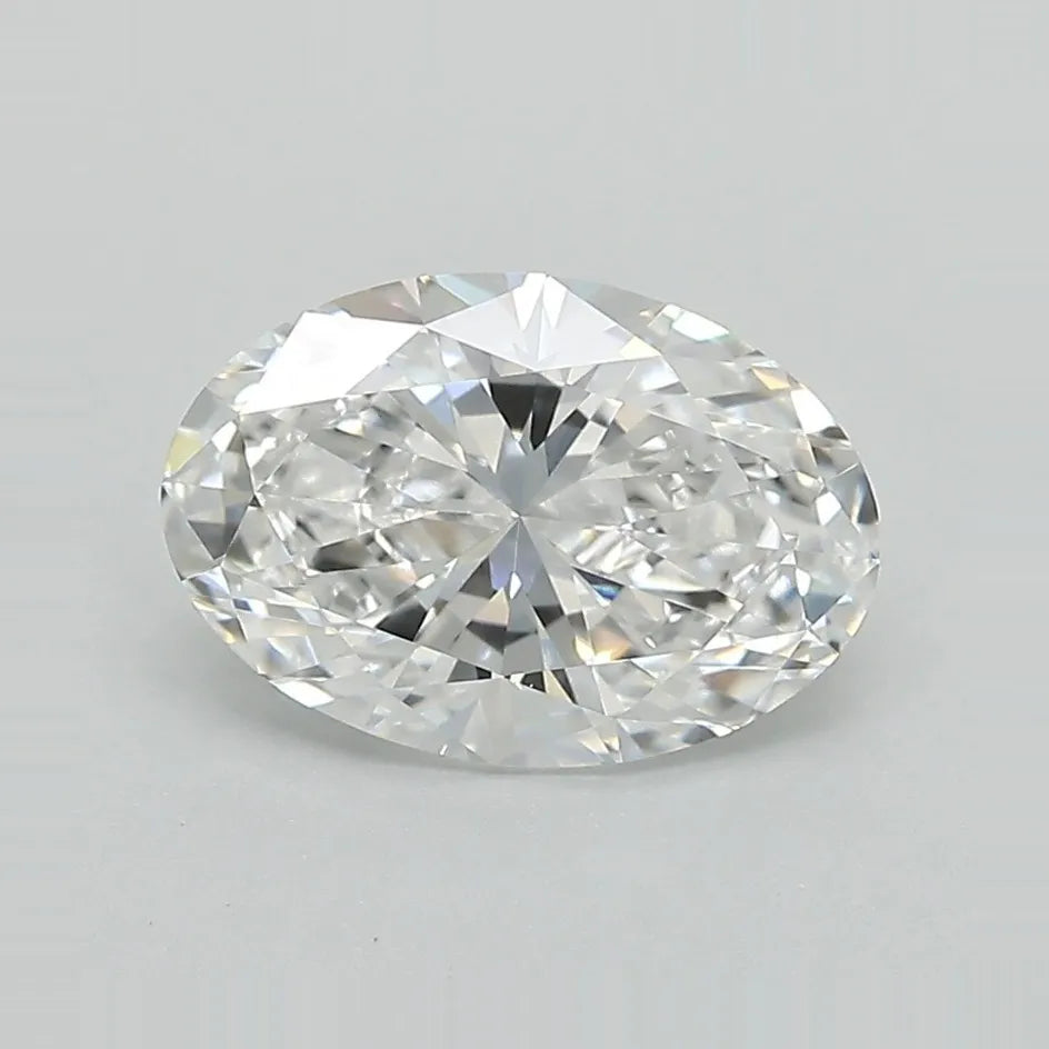 2.07ct Oval Lab Grown Diamond (Colour D, Clarity VVS1, IGI Certified)