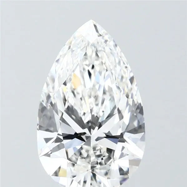 2.07ct Pear Lab Grown Diamond (Colour F, Clarity VVS2, IGI Certified)