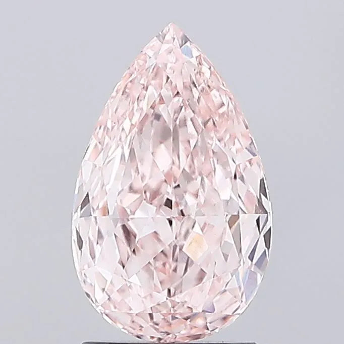 2.07ct Pear Lab Grown Diamond (Colour Fancy Pink, Clarity VS1, IGI Certified)