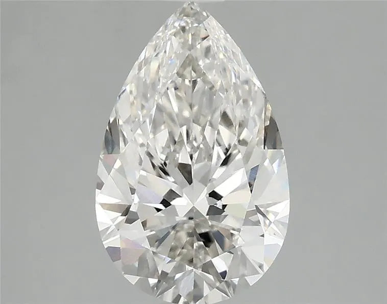 2.07ct Pear Lab Grown Diamond (Colour G, Clarity VVS2, IGI Certified)