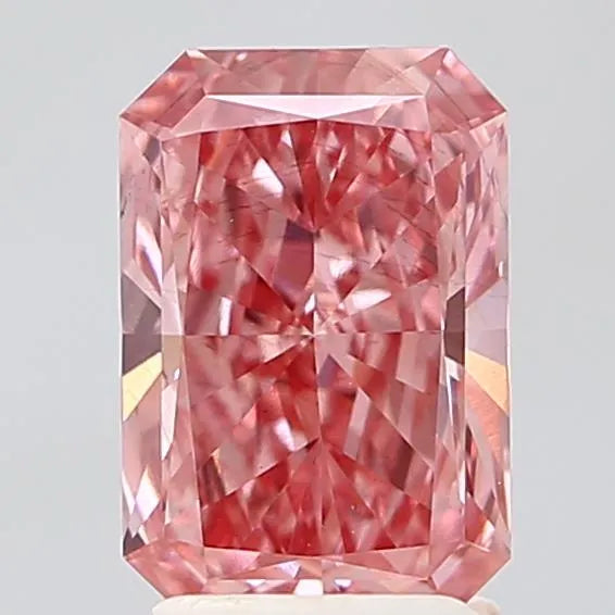 2.07ct Radiant Lab Grown Diamond (Colour Fancy Vivid Pink, Clarity SI1, IGI Certified)