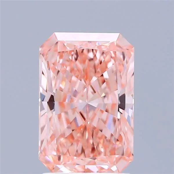 2.07ct Radiant Lab Grown Diamond (Colour Fancy Vivid Pink, Clarity VVS2, IGI Certified)