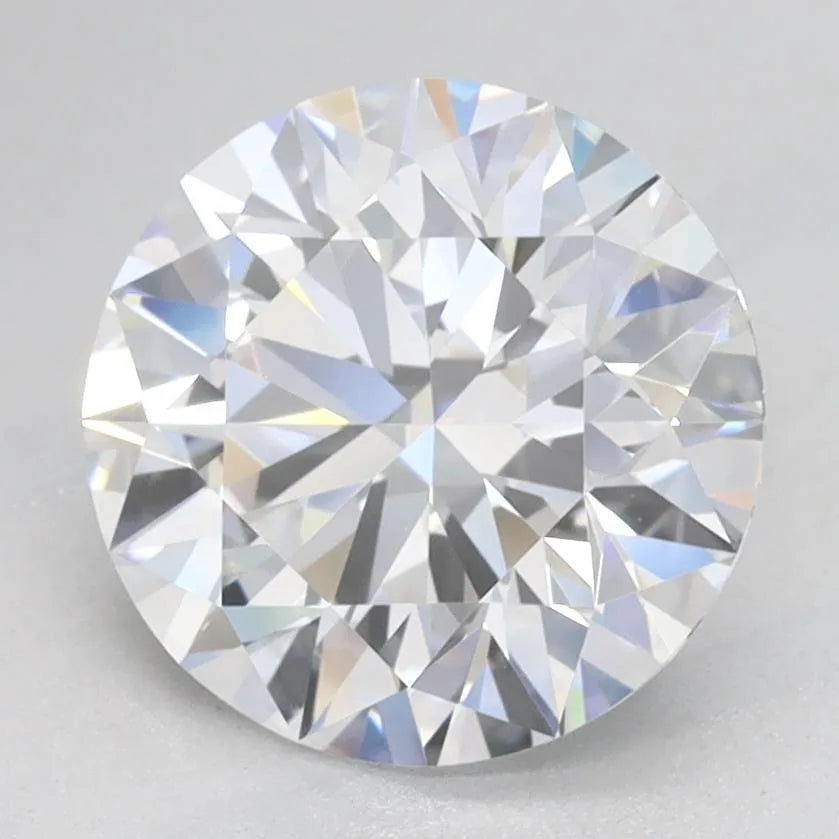 2.07ct Round Lab Grown Diamond (Colour D, Clarity IF, Cut ID, IGI Certified)