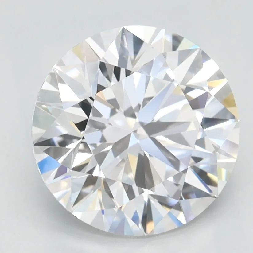 2.07ct Round Lab Grown Diamond (Colour D, Clarity VVS1, Cut ID, IGI Certified)