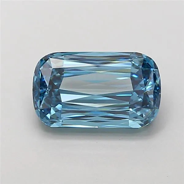 2.08ct Cushion modified Lab Grown Diamond (Colour Fancy Vivid Blue, Clarity VVS2, IGI Certified)