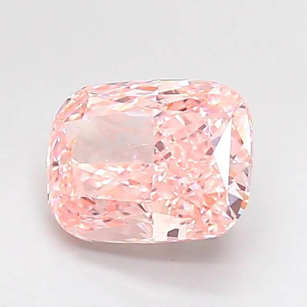 2.08ct Cushion modified Lab Grown Diamond (Colour Fancy Vivid Pink, Clarity VS1, IGI Certified)