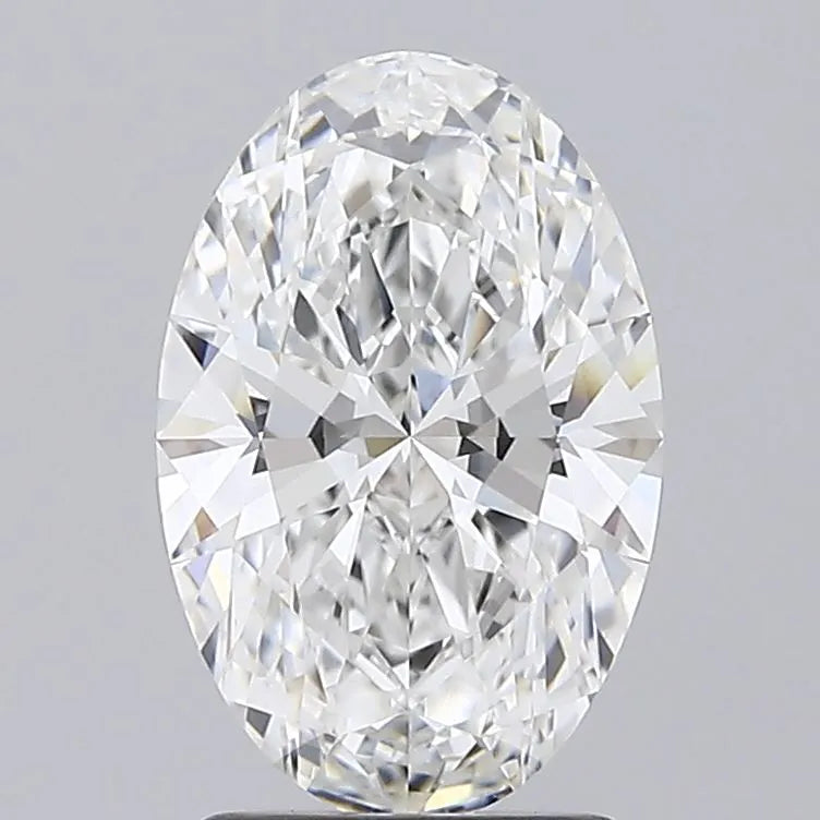 2.08ct Oval Lab Grown Diamond (Colour E, Clarity IF, IGI Certified)