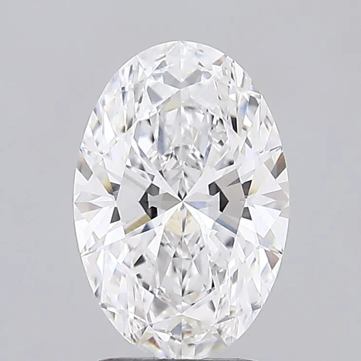 2.08ct Oval Lab Grown Diamond (Colour E, Clarity VVS1, GIA Certified)