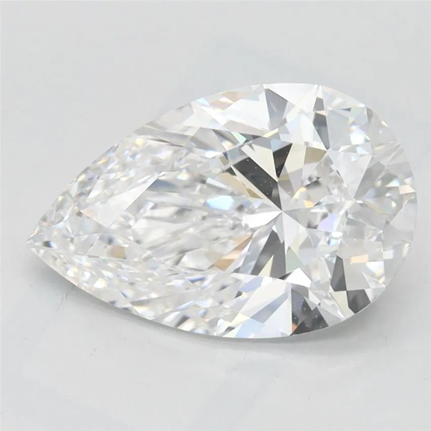 2.08ct Pear Lab Grown Diamond (Colour D, Clarity VVS2, GIA Certified)