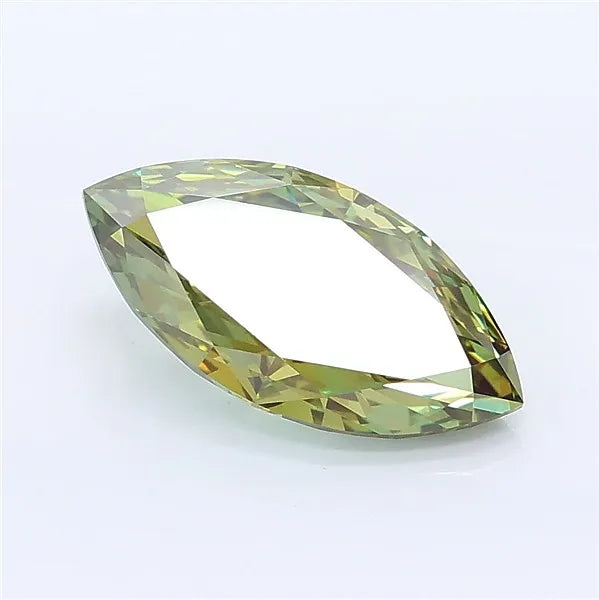 2.09ct Marquise Lab Grown Diamond (Colour Fancy Vivid Green, Clarity VS1, IGI Certified)