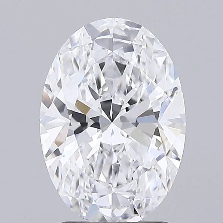 2.09ct Oval Lab Grown Diamond (Colour D, Clarity IF, IGI Certified)