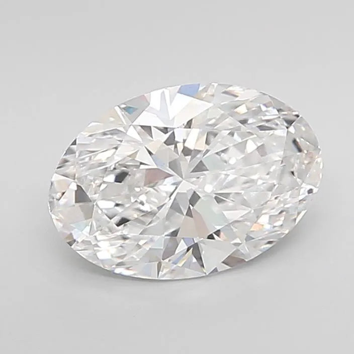 2.09ct Oval Lab Grown Diamond (Colour D, Clarity VVS2, IGI Certified)