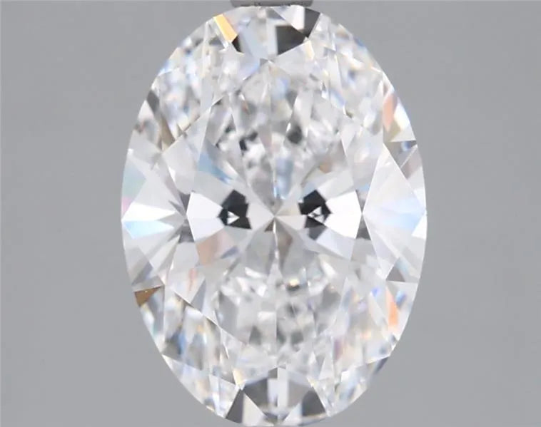 2.09ct Oval Lab Grown Diamond (Colour D, Clarity VVS2, IGI Certified)