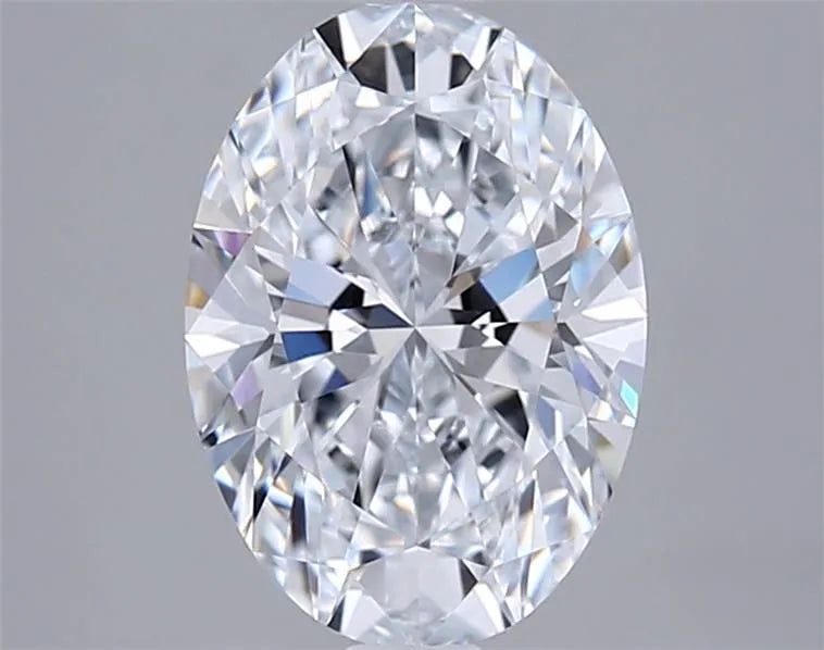 2.09ct Oval Lab Grown Diamond (Colour E, Clarity VVS2, IGI Certified)